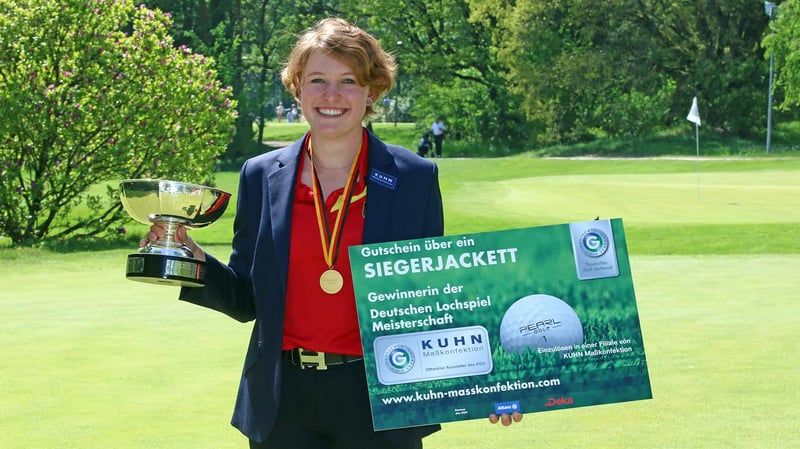 Paula Kirner hat ihren Titel bei den Deutschen Lochspielmeisterschaften in Frankfurt erfolgreich verteidigt. (Foto: DGV Presse)
