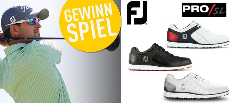 Jetzt den FootJoy Pro/SL designen, von Bernd Wiesberger als Gewinner bestimmen lassen. (Foto: FootJoy)