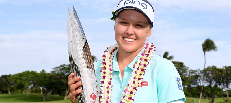 Brooke Henderson gewinnt mit 20 Jahren ihr sechstes Turnier auf der LPGA Tour. (Foto: Getty)