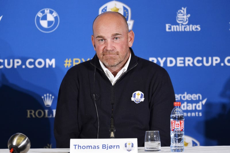 Thomas Björn, der Kapitän des diesjährigen europäischen Teams beim Ryder Cup, ist nicht glücklich über die jüngste Absage. (Foto: Getty)