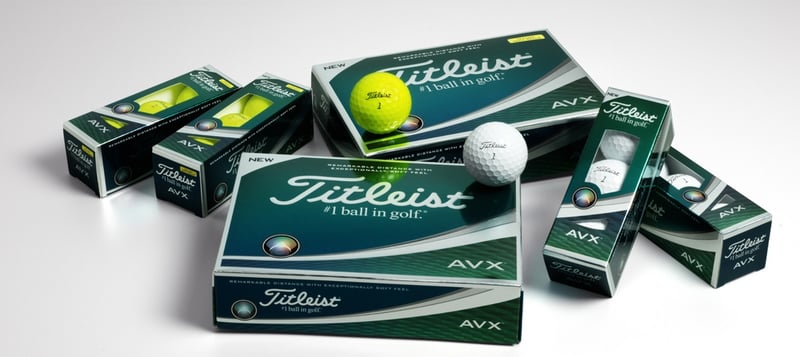 Titleist veröffentlicht mit dem AVX einen neuen Golfball, der dem ProV1 und ProV1x intern Konkurrenz machen soll. (Foto: Titleist)