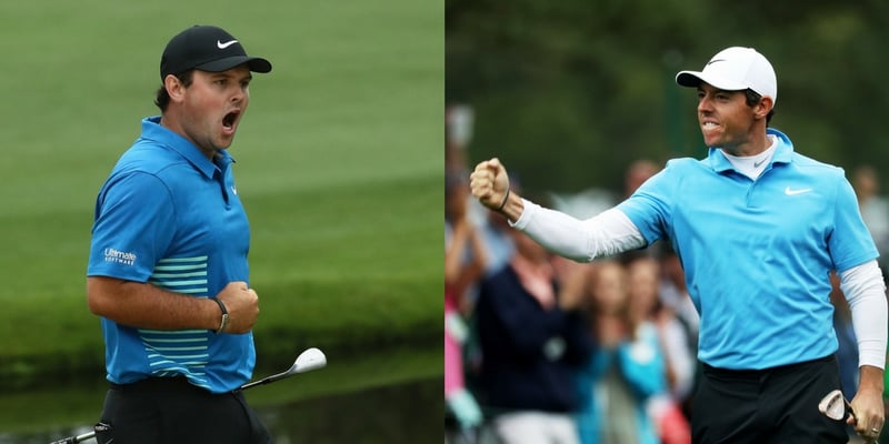 Patrick Reed und Rory McIlroy stehen sich beim Finale des US Masters 2018 gegenüber. (Foto: Getty)