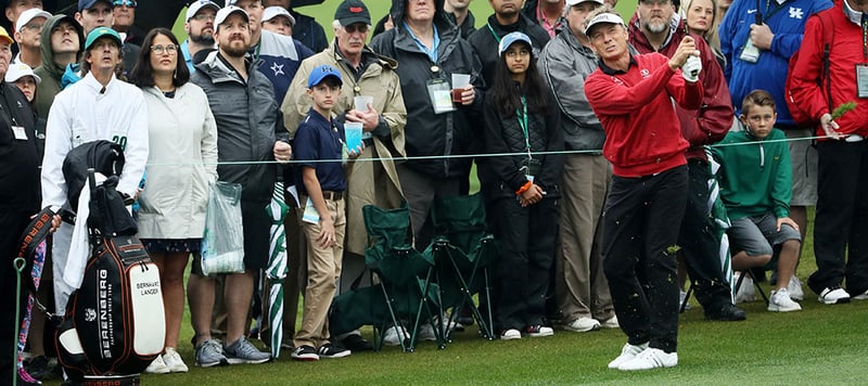 Bernhard Langer zeigt am Moving Day des US Masters 2018 seine bislang beste Leistung. (Foto: Getty)