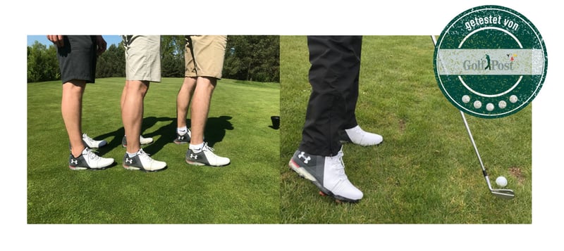 Produkttest der Redaktion: Vier Redakteure untersuchten den Under Armour Spieth 2 auf Stärken und Schwächen. (Foto: Golf Post)