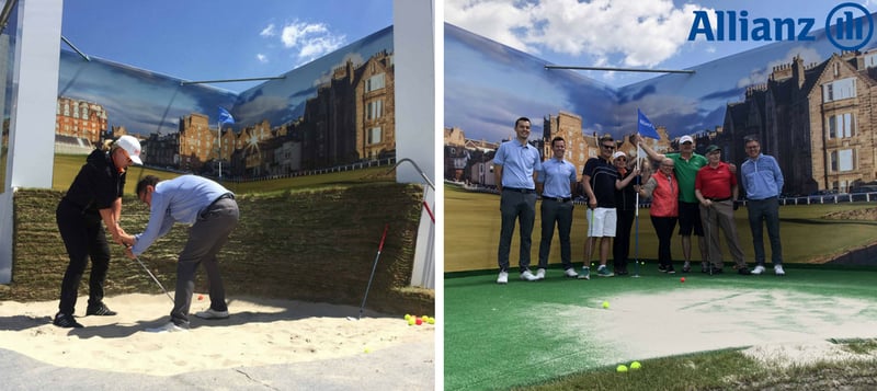 Die Allianz Road-Hole-Bunker-Challenge im Rahmen der BMW International Open 2018 war ein voller Erfolg. (Foto: Golf Post)