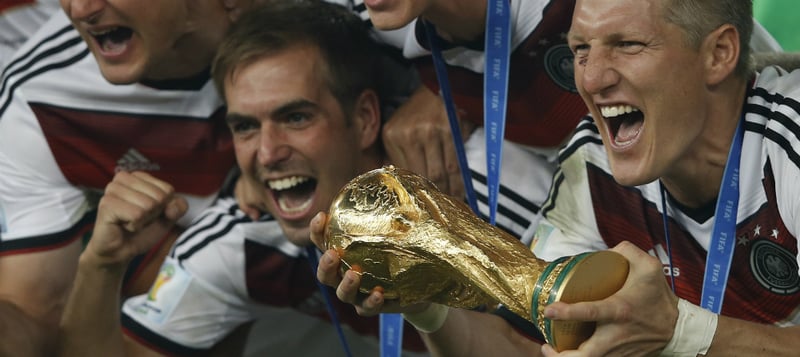 Diesen Pokal gilt es für die golfenden Fußballer der deutschen Nationalmannschaft bei der WM 2018 in Russland zu verteidigen. (Foto: Getty)