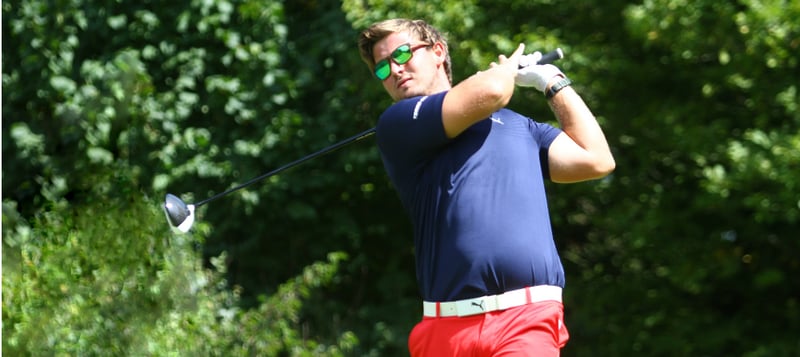 Mathieur Decottignies Lafon feiert seinen Sieg bei der Polish Open. (Foto: Pro Golf Tour)