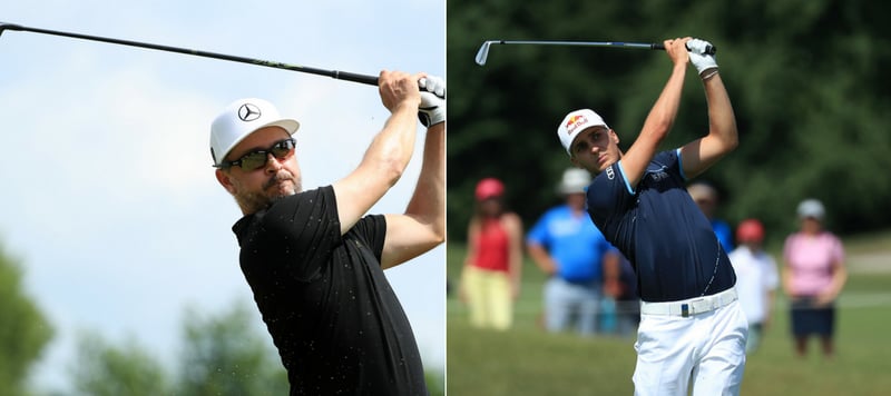 Während Matthias Schwab (re.) das Shot Clock Masters auf der European Tour als bester Österreicher abschneidet, gewinnt Mikko Korhonen (li.) ganz eindeutig. (Foto: Getty)