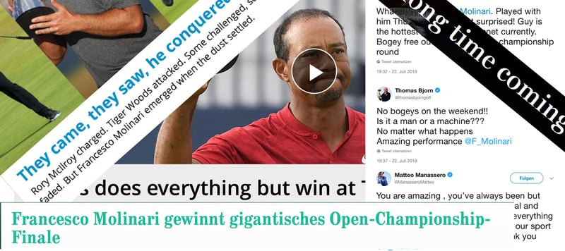 British Open Championship 2018 Medienecho