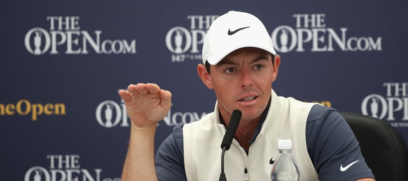 British Open Championship 2018 Splitter Rory McIlroy