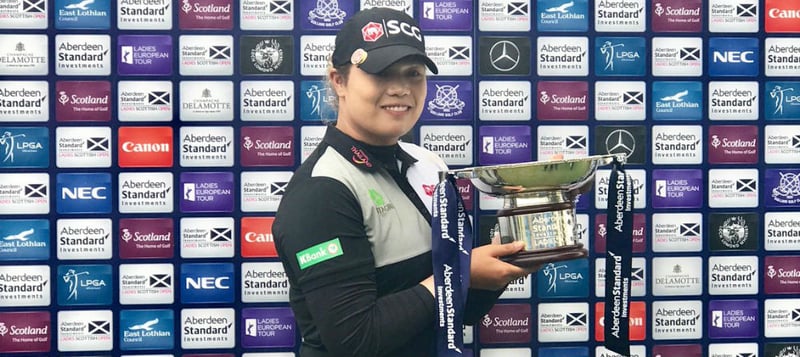 Ariya Jutanugarn gewinnt die Ladies Scottish Open der LPGA Tour und Ladies European Tour. (Foto: Getty)