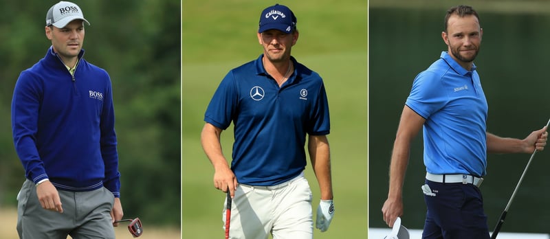 Martin Kaymer, Marcel Siem und Max Kieffer. Alle drei sind bei der Scottish Open auf der European Tour mit von der Partie. (Foto: Getty)