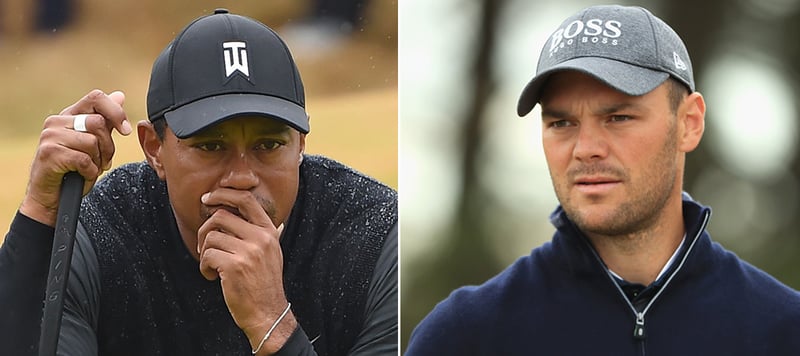 Martin Kaymer und Tiger Woods durchlebten die zweite Runde der Open Championship 2018 unterschiedlich. (Foto: Getty)