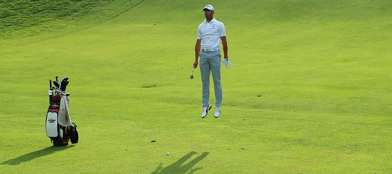 Fliegen lernt man auch auf dem Golfplatz nicht, doch mit der Gesundheit geht's auf jeden Fall nach oben. (Foto: Getty)