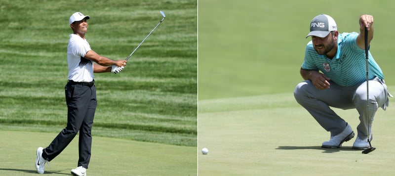 Tiger Woods und Stephan Jäger kämpfen auf der PGA Tour in Potomac, um gute Platzierungen. (Foto: Getty)