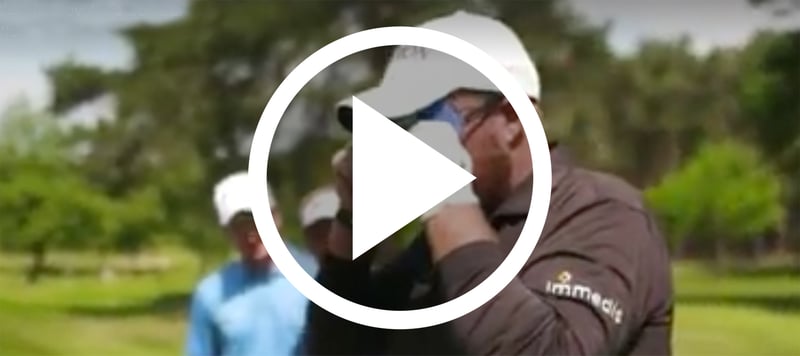Golf Video Profigolfer spielen blind