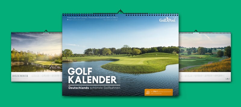 Greenfee-Golfkalender 2019 samt 2für1 Gutscheinen sichern