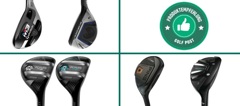 Hybrid Empfehlungen (Foto: Cleveland / TaylorMade / Callaway / Cobra Golf / PING)