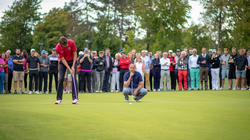 Pascal Pundmann (links) siegte 2018 vor über 300 Zuschauern (Foto: Haxterpark/Jan Schnieder)