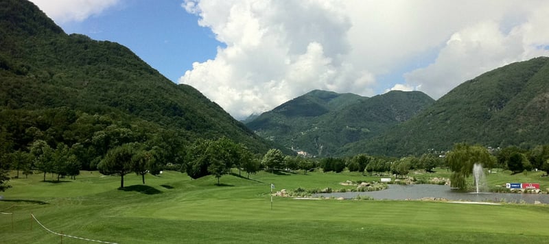 Der Golf Losone hat neben seinem wunderschönem Panorama auch einen guten Platz zu bieten. (Foto: Twitter / @LETgolf)