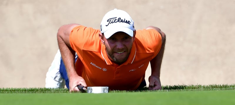 Maximillian Kieffer versucht den Anschluss an die Spitze des Omega European Masters auf der European Tour zu halten. (Foto: Getty)