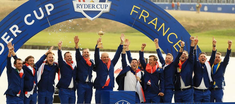 Ryder Cup 2018 Fotostrecke Finale Team Europa