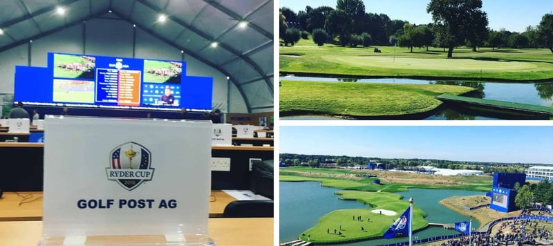 Golf Post Live vor Ort beim Ryder Cup 2018. (Foto: Golf Post)