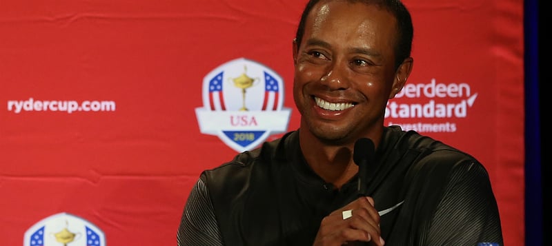 Tiger Woods über seine Wahl als Captain'sPick zum Ryder Cup 2018. (Foto: Getty)