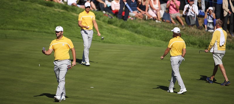 Fourball ist eine der Spielformen beim Ryder Cup. (Foto: Getty)