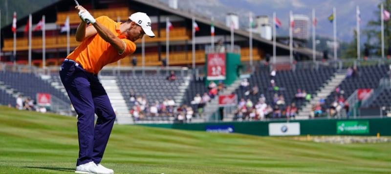 Max Kieffer führt das Feld in Crans-Montana vorzeitig an. (Foto: Getty)