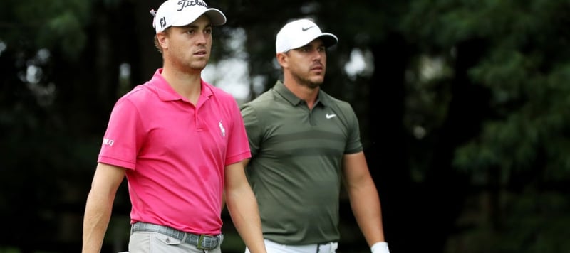 Justin Thomas und Brooks Koepka starten beim CJ Cup @ Nine Bridges zusammen auf der PGA Tour. Die Tee Times. (Foto: Getty)