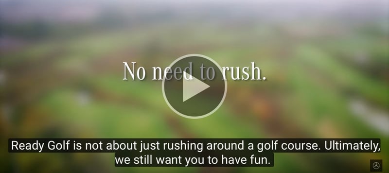 Ready Golf bei der MercedesTrophy: So spielt man es richtig! (Foto: Youtube/ MercedesBenz)