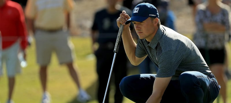 Jordan Spieth dreht auf den Grüns der Shriners Hospitals for Children Open der PGA Tour auf. (Foto: Getty)