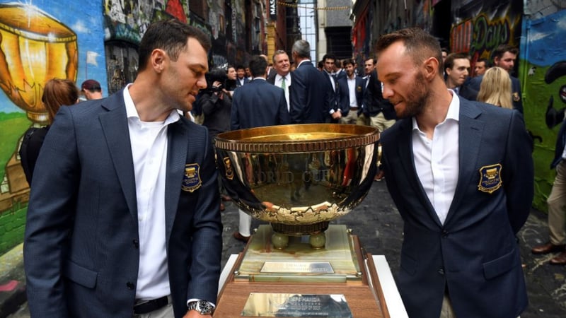 Martin Kaymer (li.) und Maximilian Kieffer gehen beim World Cup of Golf für Deutschland an den Start. (Foto: Getty)