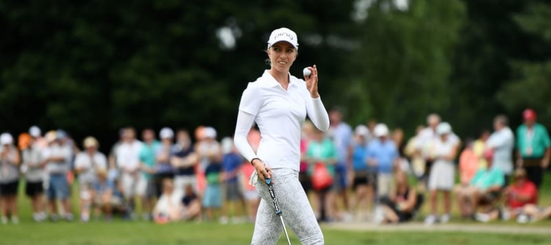 Sophia Popov schnappt sich bei der LPGA Q-Series in Pinehurst die LPGA Tourkarte. (Foto: Getty)