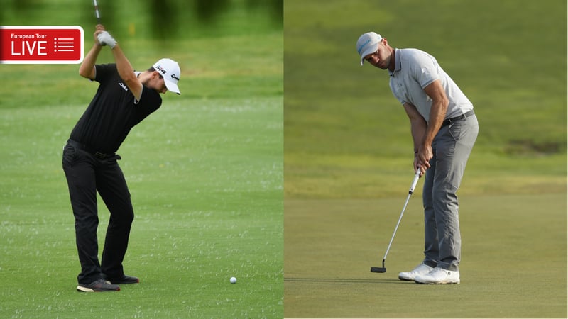 Max Schmitt und Bernd Ritthammer live bei der Alfred Dunhill Championship der European Tour. (Foto: Getty)