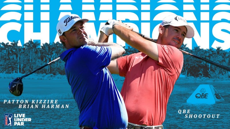 Patton Kizzire und Brian Harman gewinnen das QBE Shootout der PGA Tour. (Foto: Twitter.com/@PGATOUR)