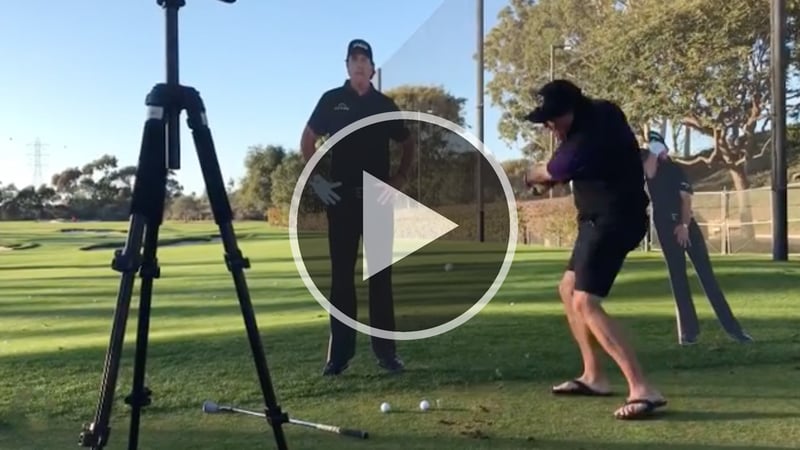 Phil Mickelson flop shot