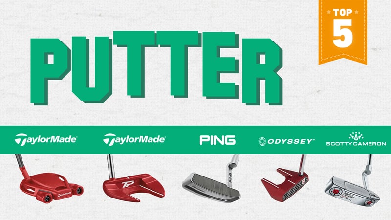 Die Top 5 der Putter aus dem Jahr 2018. (Foto: TaylorMade, Ping, Odyssey und Scotty Cameron)