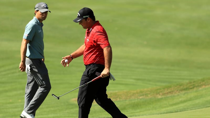 Kevin Kisner und Patrick Reed beim WGC - Dell Technologies Matchplay im vergangenen Jahr. (Foto: Getty)