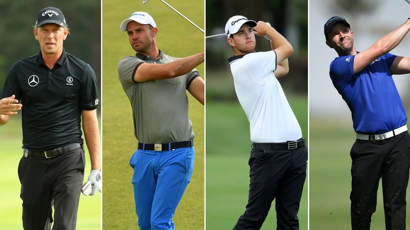 Marcel Siem, Bernd Ritthammer, Max Schmitt und Marcel Schneider sind in dieser Woche allesamt auf der European Tour am Start. (Fotos: Getty)