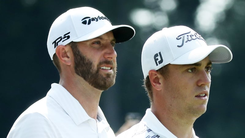 Dustin Johnson und Justin Thomas schlagen sich gut in der ersten Runde des Sentry Tournament of Champions der PGA Tour. (Foto: Getty)