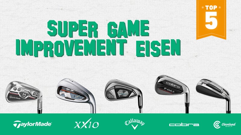 Mit diesen Super Game Improvement Eisen greifen Sie immer zum richtigen Schläger. (Foto: XXIO, TaylorMade, Callaway, Cobra und Cleveland)