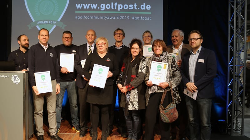 Die Sieger des 1. Golf Post Community Awards. (Foto: Golf Post)