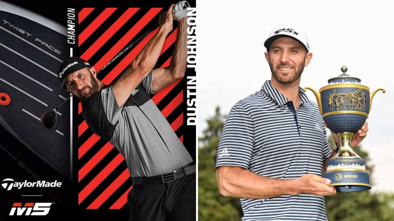 Dustin Johnson gewinnt in Mexico mit der vollen Ladung TaylorMade im Bag. (Foto: TaylorMade / PGA Tour)