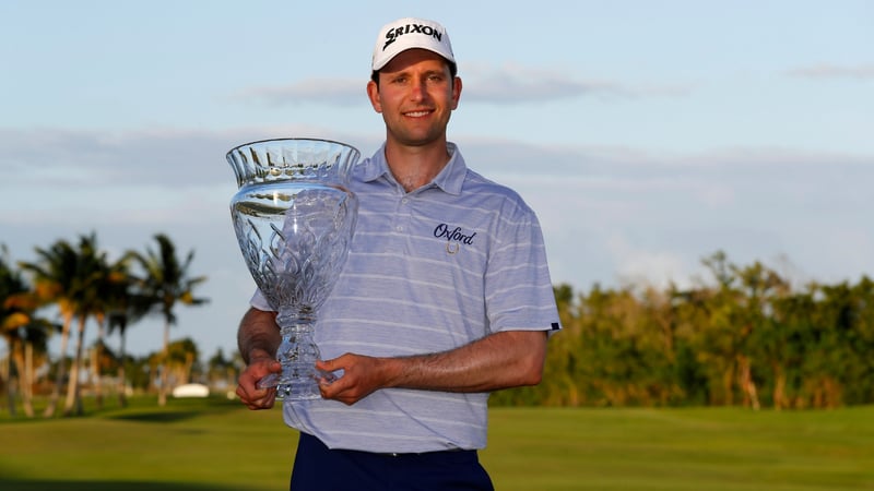 Martin Trainer nach seinem Sieg bei der Puerto Rico Open auf der PGA Tour. (Foto: Getty)