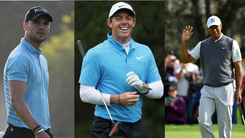 Die Tourpläne für die nächsten Wochen stehen für Martin Kaymer (links), Rory McIlroy (Mitte) und Tiger Woods (rechts) fest. (Foto: Getty)