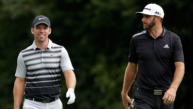 Dustin Johnson sitzt Paul Casey bei der Valspar Championship der PGA Tour im Nacken. (Foto: Getty)