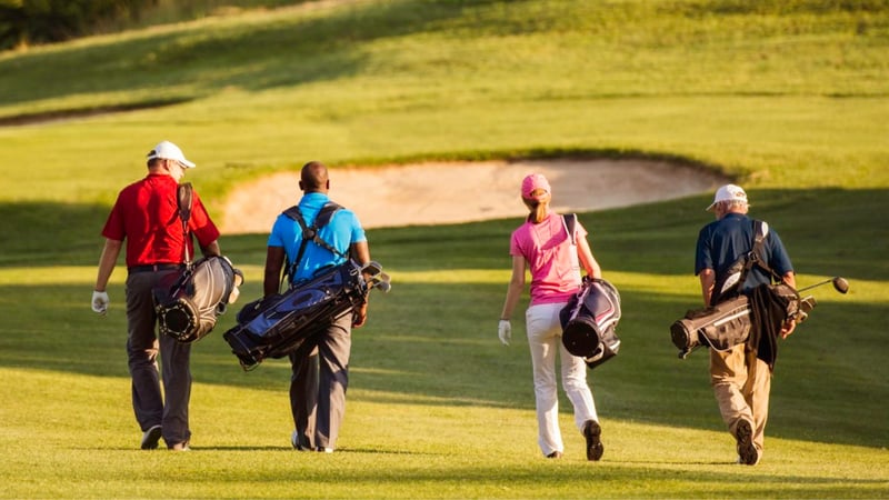 Golf macht gesund. Während der Golf & Health Week wollen die Verantwortlichen das näher bringen. (Foto: Twitter/@thegolfbusiness)