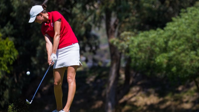 Esther Henseleit in Südafrika. (Foto: Twitter/@LETgolf)